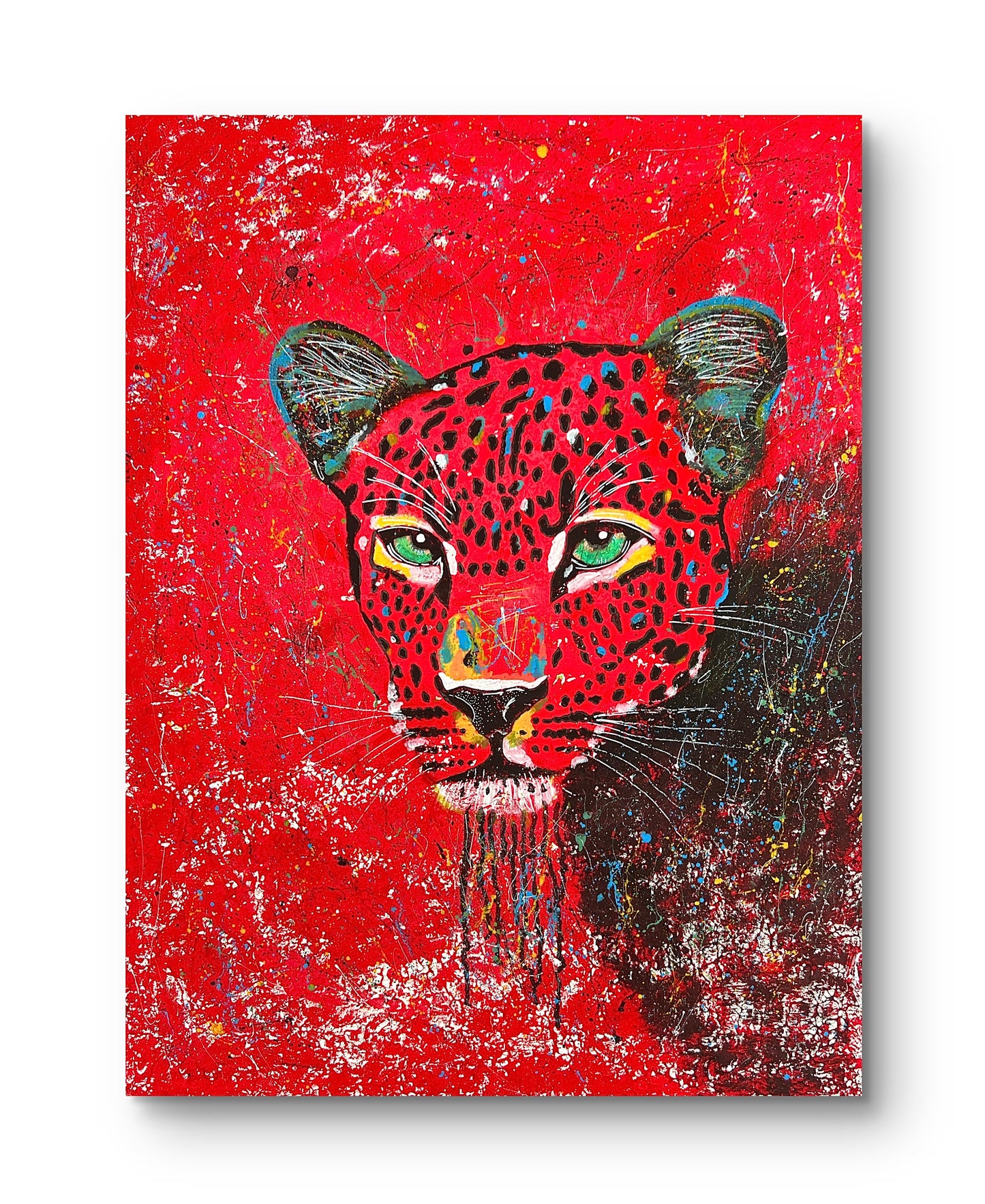 Scarlet Predator in a Dance of Color