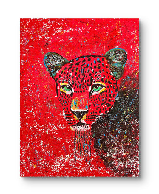 Scarlet Predator in a Dance of Color